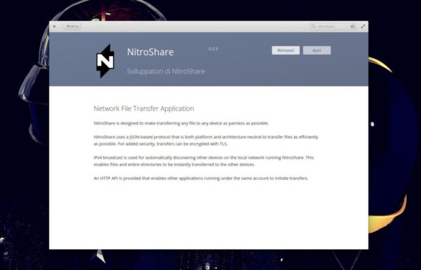 Come usare NitroShare su Linux