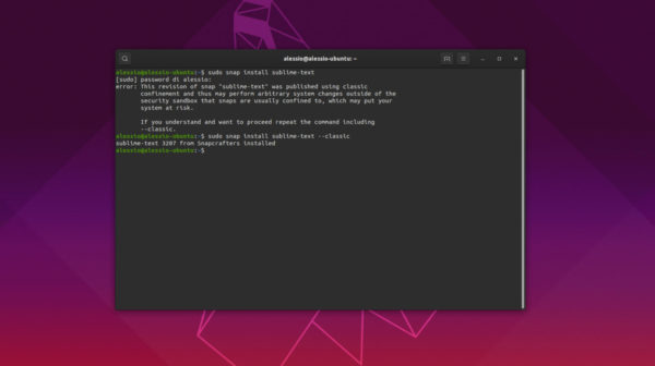 Come installare Sublime Text su Linux