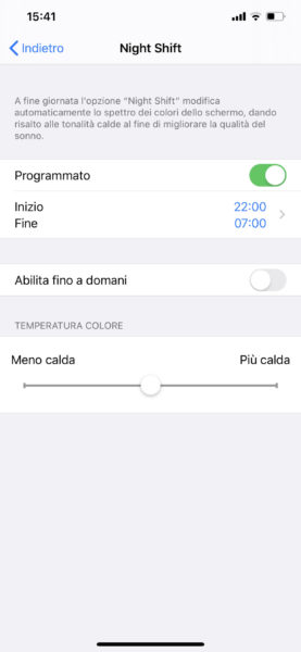 Come attivare e personalizzare Night Shift su iPhone e iPad