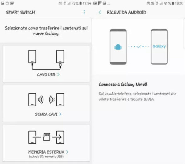 Come funziona Samsung Smart Switch 5