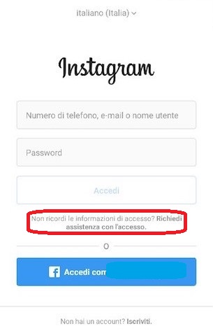 Account Instagram Hackerato o compromesso come recuperarlo
