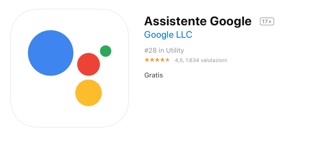 Sostituire Siri con Google Assistant su iPhone