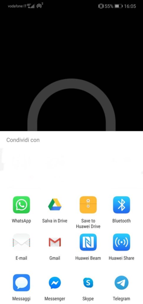 esportare audio whatsapp android