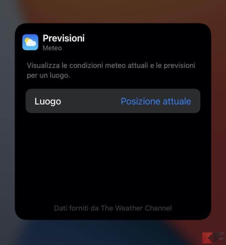 Aggiungere un nuovo widget nella home di iOS 3