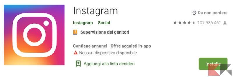 Come scaricare Instagram su Huawei senza Play Store 1