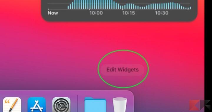 Modificare i widget su Mac 2