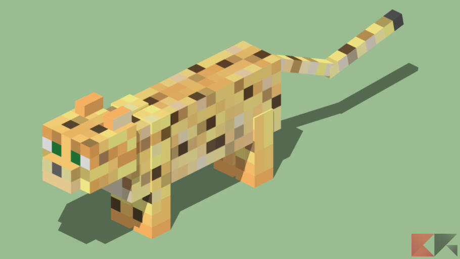 Come addomesticare un gatto su Minecraft 1