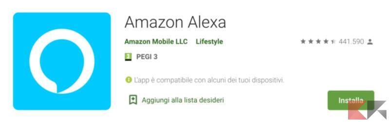 Impostare Alexa come assistente principale su Android 1