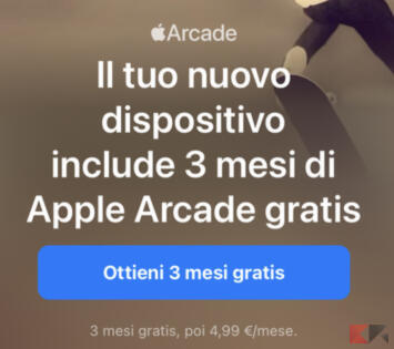 Come avere Apple Arcade gratis per 3 mesi 1