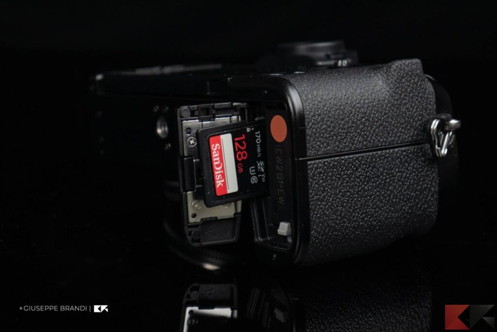 Fujifilm X-S10 inferiore