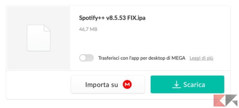 Spotify Craccato iOS: come installarlo 2