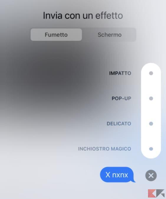 Come inviare effetti su iMessage con iPhone, iPad e Mac 1
