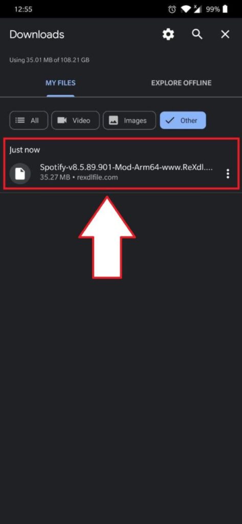 Spotify Craccato Android 5