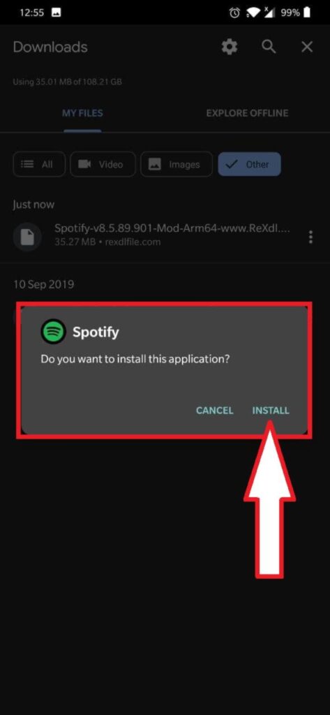 Spotify Craccato Android