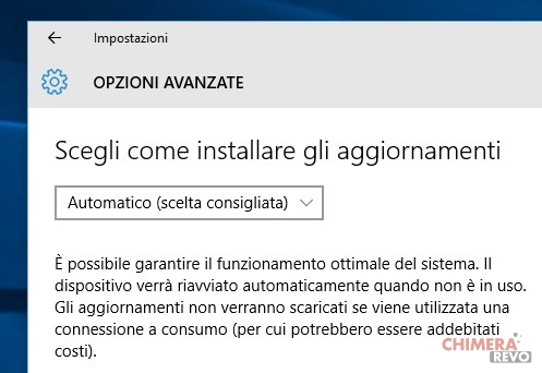disattivare aggiornamenti automatici Windows 10